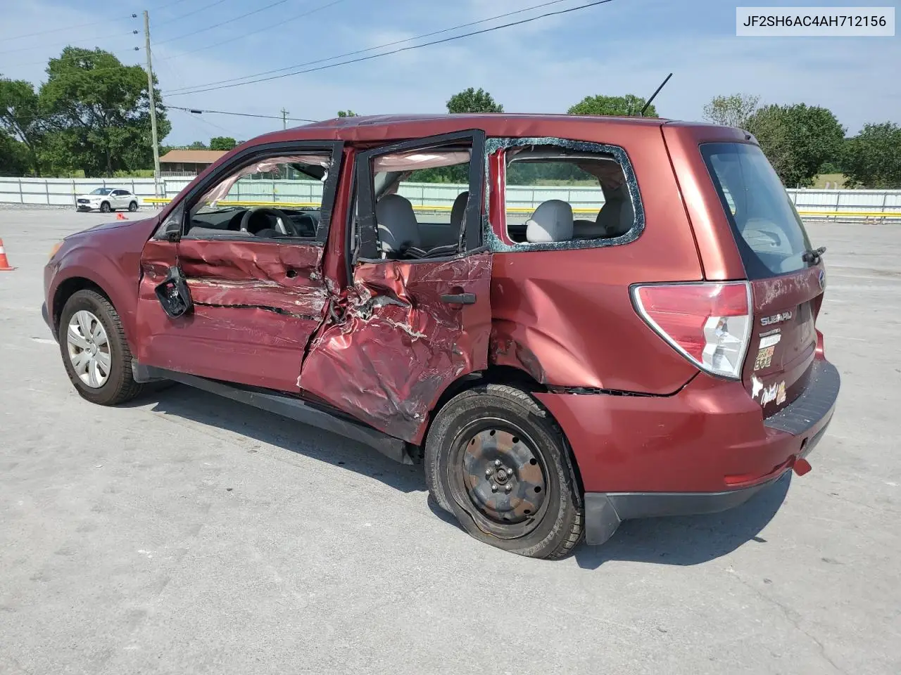 2010 Subaru Forester 2.5X VIN: JF2SH6AC4AH712156 Lot: 62131145