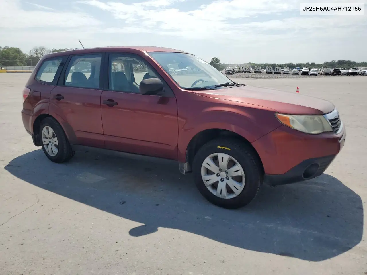 2010 Subaru Forester 2.5X VIN: JF2SH6AC4AH712156 Lot: 62131145
