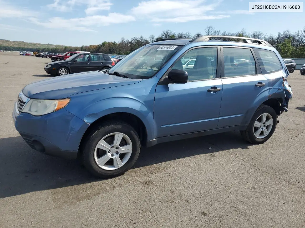 2010 Subaru Forester Xs VIN: JF2SH6BC2AH916680 Lot: 62546615
