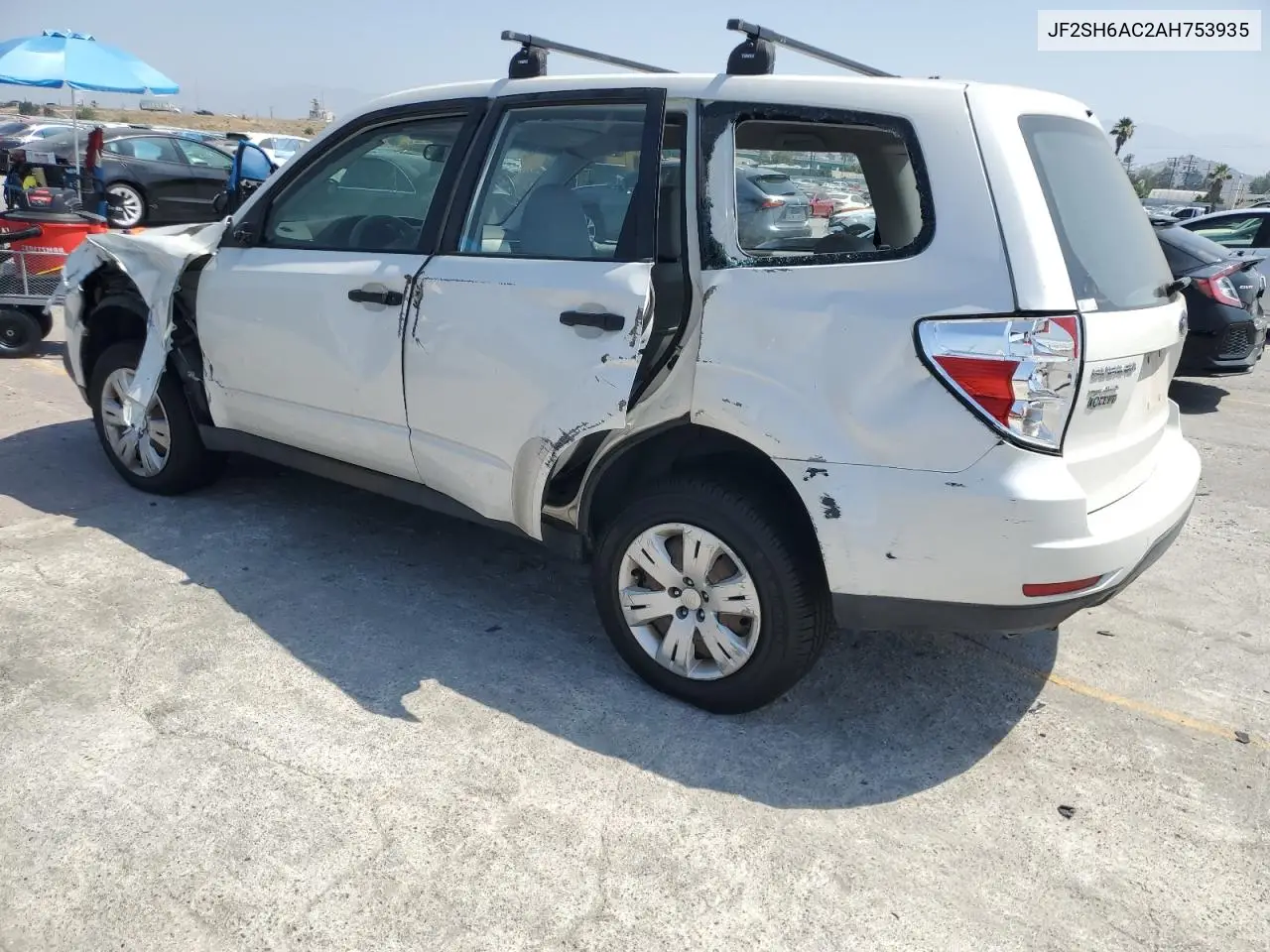 2010 Subaru Forester 2.5X VIN: JF2SH6AC2AH753935 Lot: 62716465