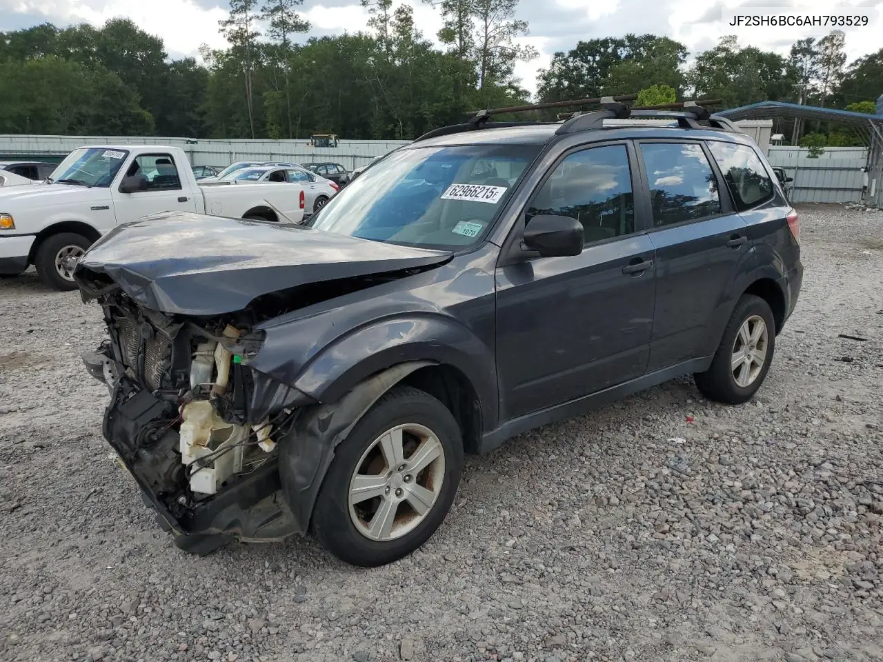 2010 Subaru Forester Xs VIN: JF2SH6BC6AH793529 Lot: 62966215