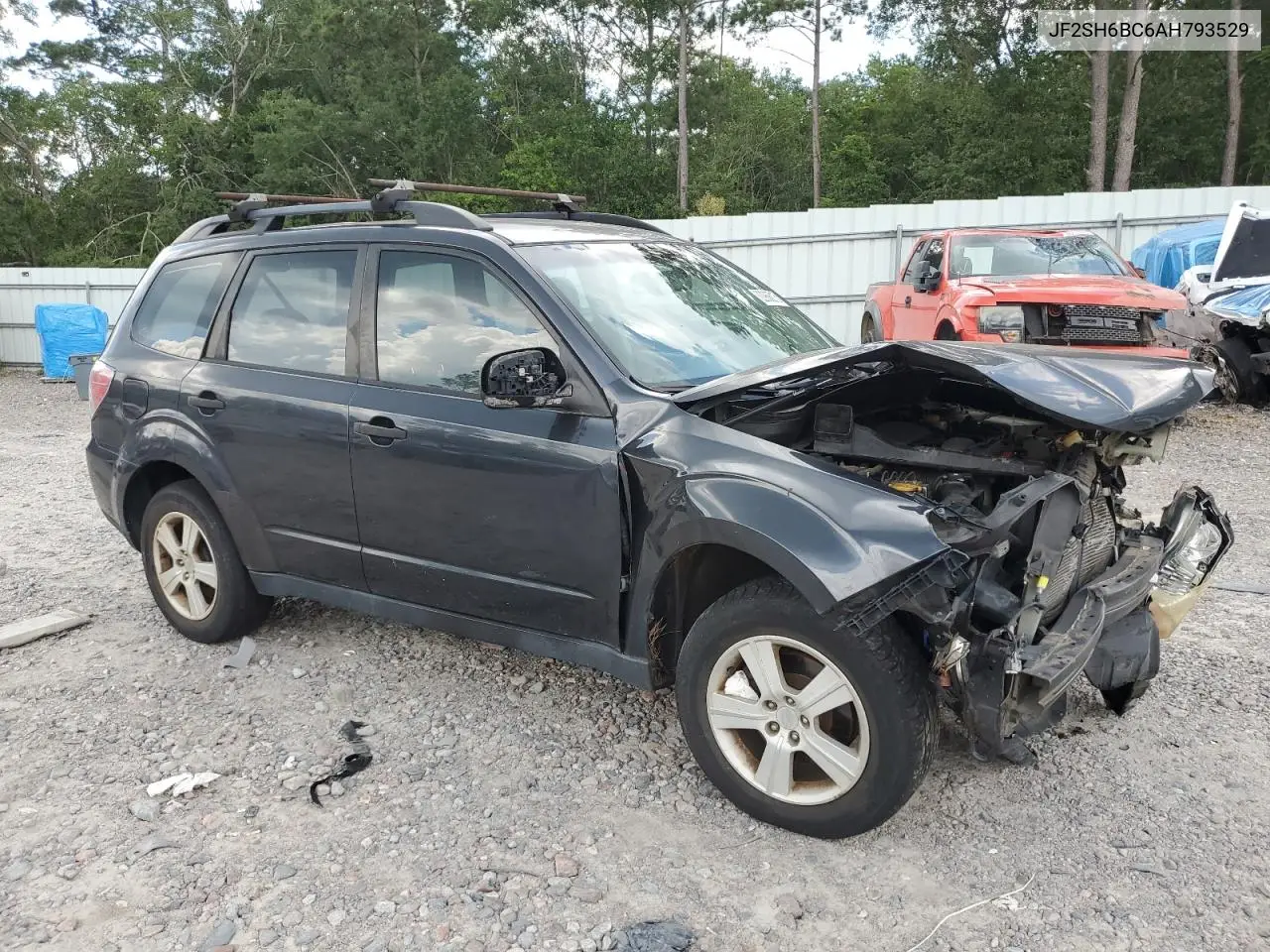 2010 Subaru Forester Xs VIN: JF2SH6BC6AH793529 Lot: 62966215