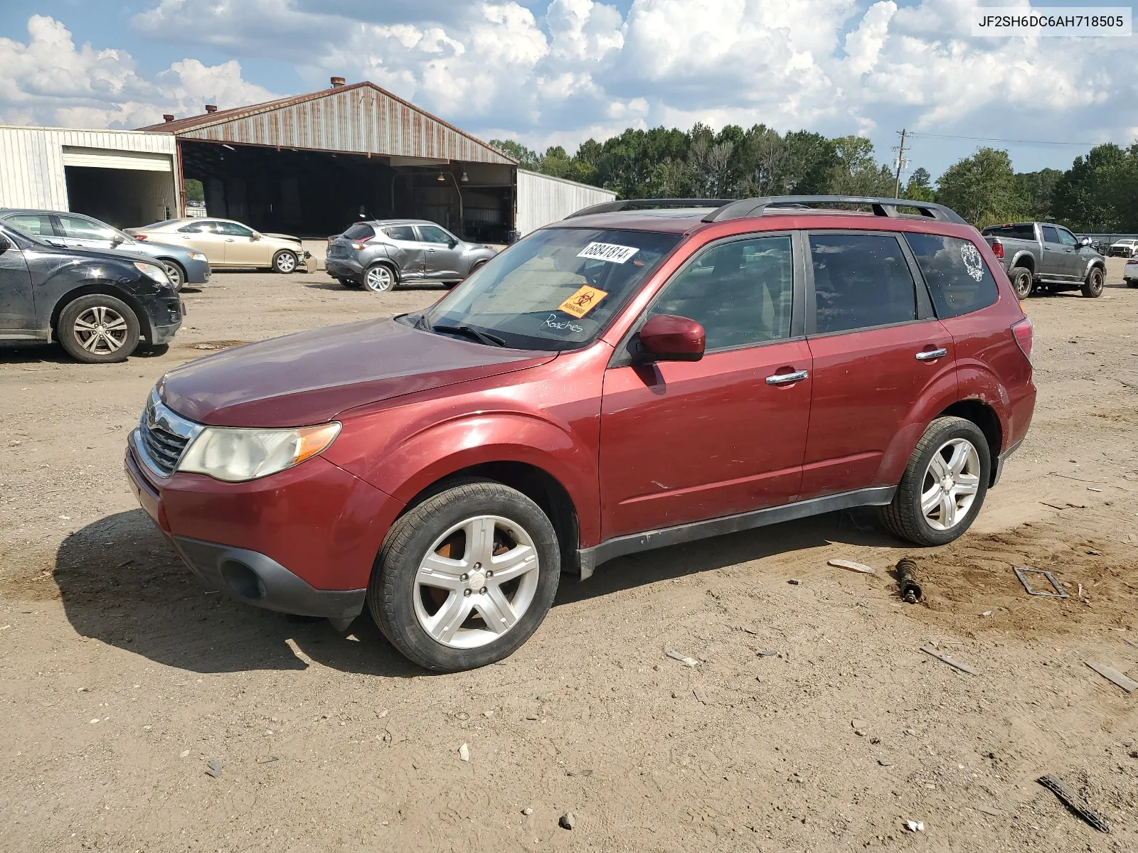 2010 Subaru Forester 2.5X Limited VIN: JF2SH6DC6AH718505 Lot: 68841814
