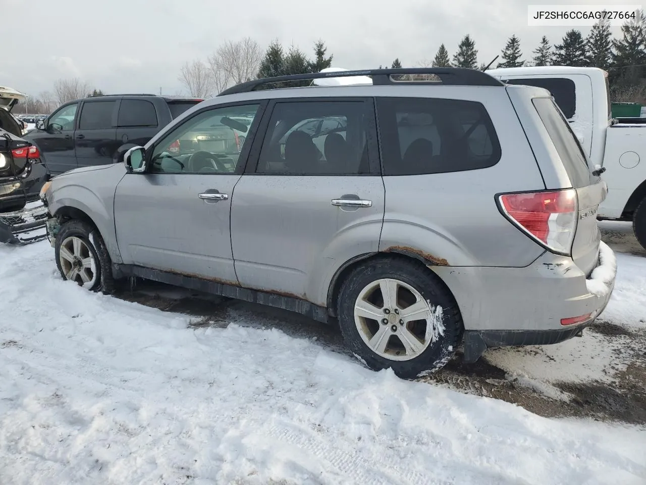 2010 Subaru Forester 2.5X Premium VIN: JF2SH6CC6AG727664 Lot: 88647315
