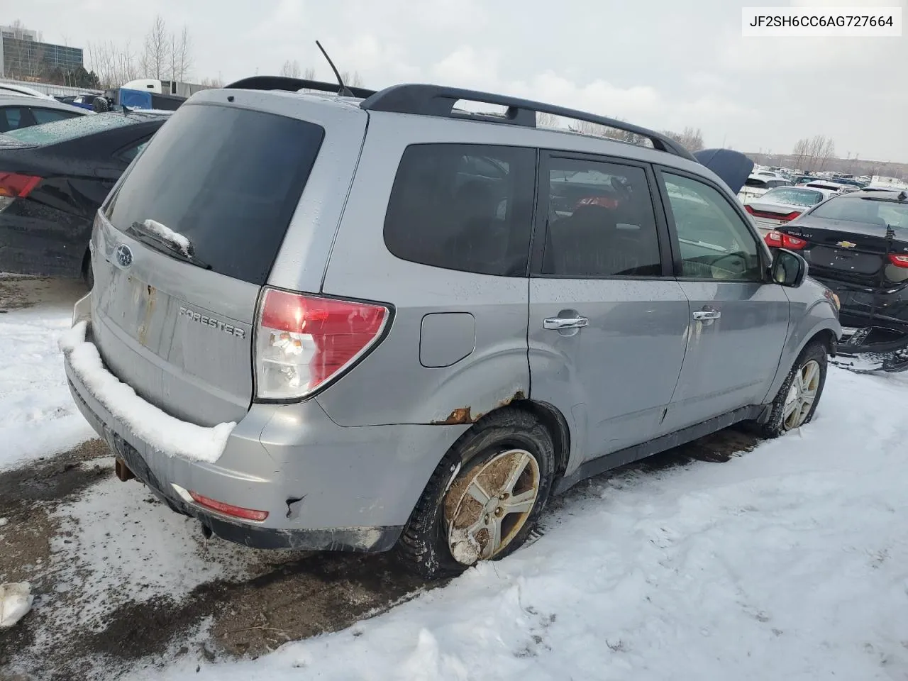 2010 Subaru Forester 2.5X Premium VIN: JF2SH6CC6AG727664 Lot: 88647315