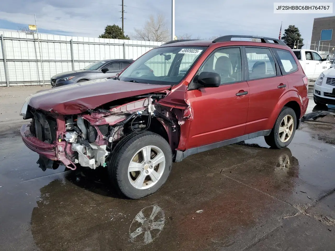2011 Subaru Forester 2.5X VIN: JF2SHBBC6BH764767 Lot: 49809025