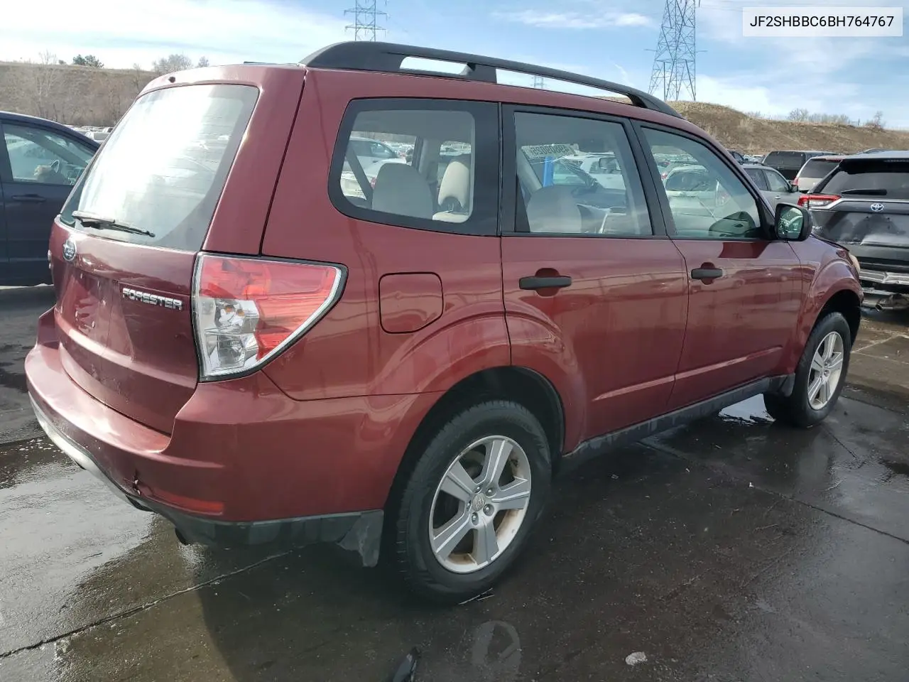 2011 Subaru Forester 2.5X VIN: JF2SHBBC6BH764767 Lot: 49809025