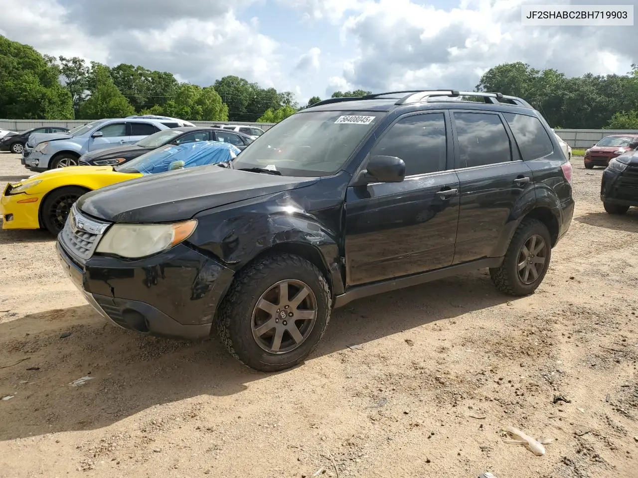 2011 Subaru Forester 2.5X VIN: JF2SHABC2BH719903 Lot: 56408045