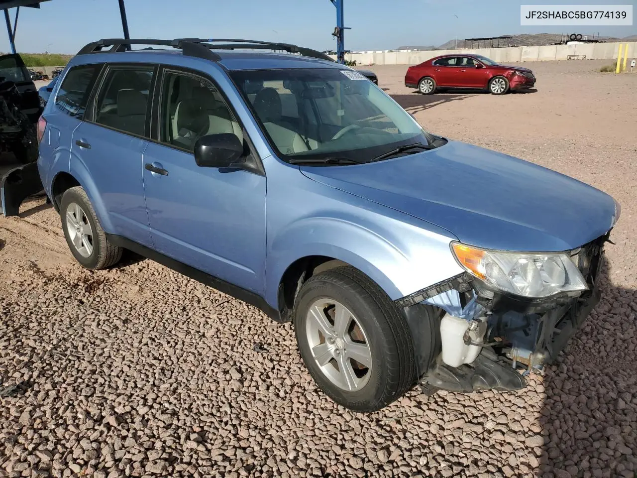 2011 Subaru Forester 2.5X VIN: JF2SHABC5BG774139 Lot: 56738525