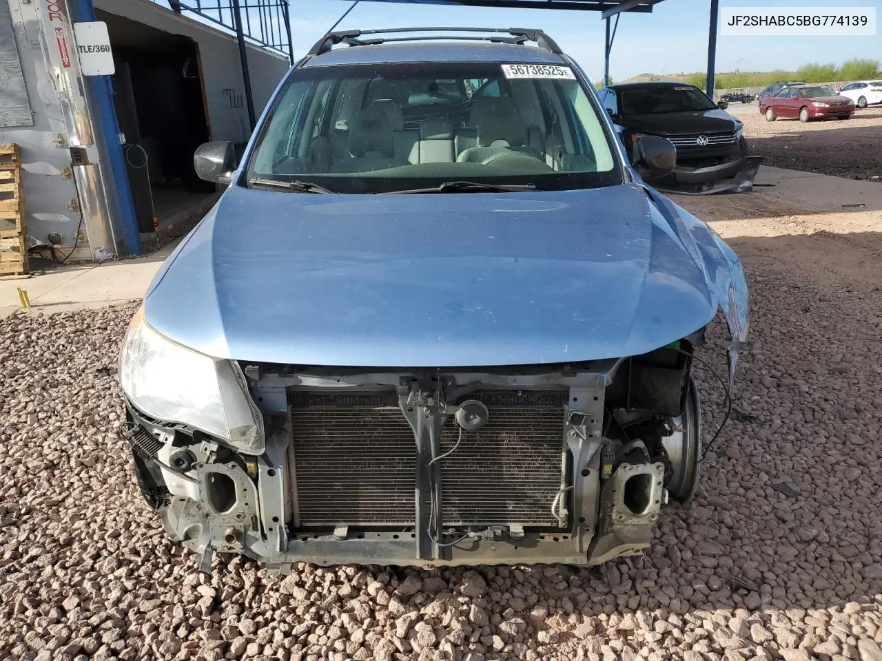 2011 Subaru Forester 2.5X VIN: JF2SHABC5BG774139 Lot: 56738525