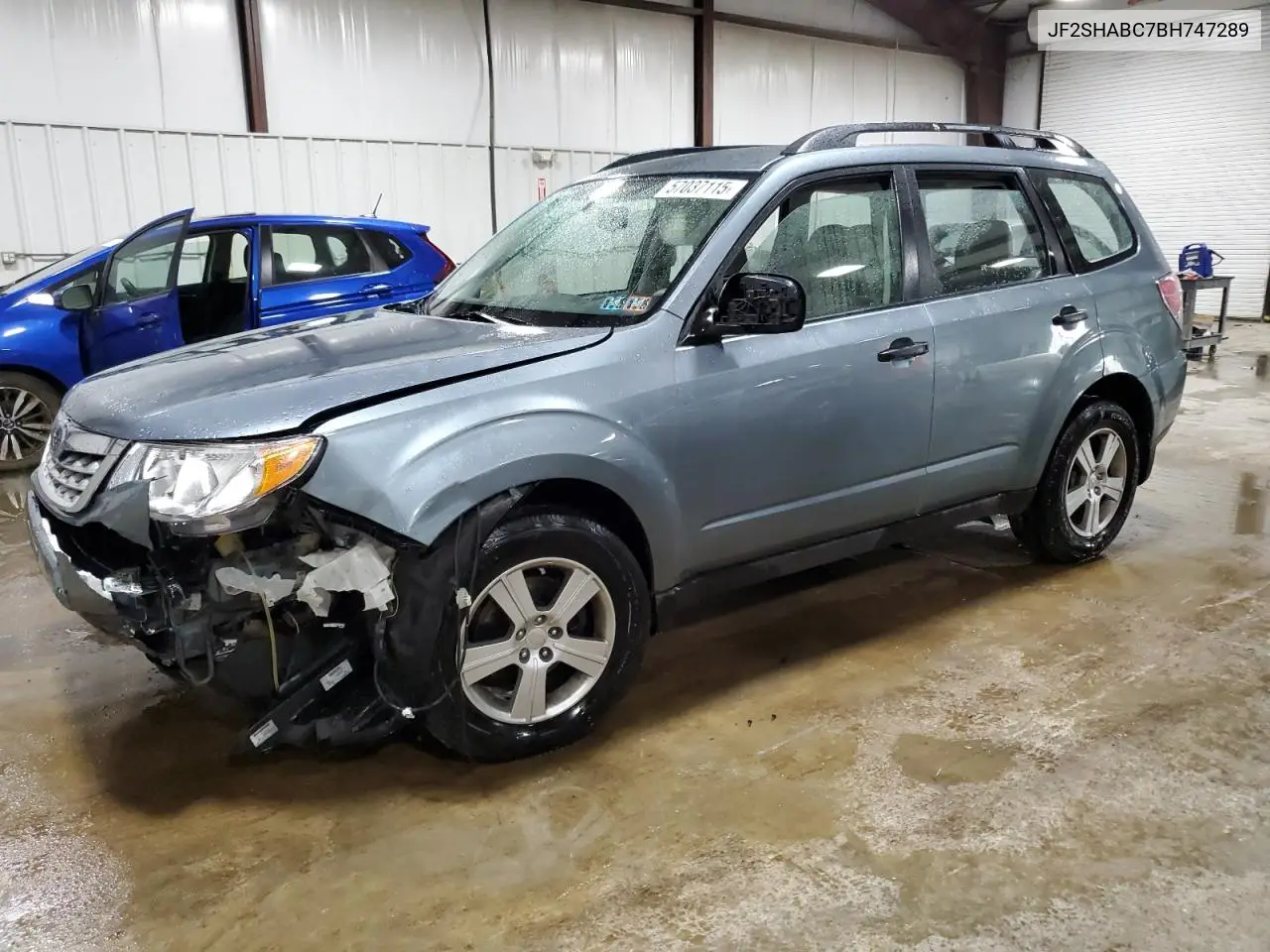 2011 Subaru Forester 2.5X VIN: JF2SHABC7BH747289 Lot: 57037115