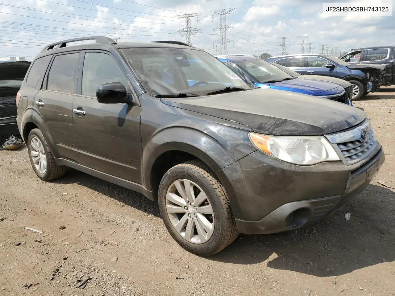 2011 Subaru Forester 2.5X Premium VIN: JF2SHBDC8BH743125 Lot: 57084375
