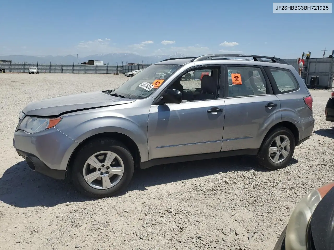 2011 Subaru Forester 2.5X VIN: JF2SHBBC3BH721925 Lot: 58913295
