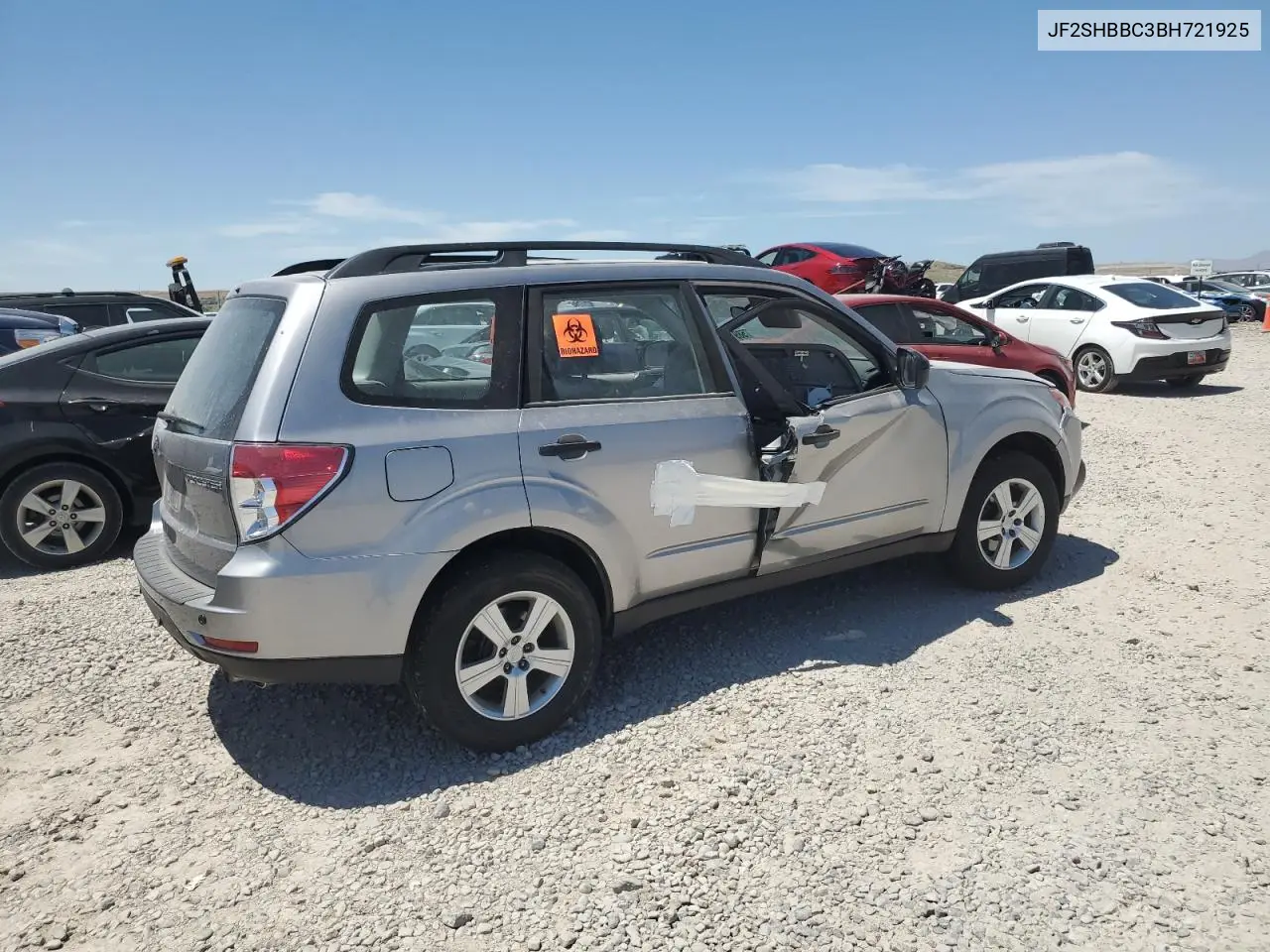 2011 Subaru Forester 2.5X VIN: JF2SHBBC3BH721925 Lot: 58913295