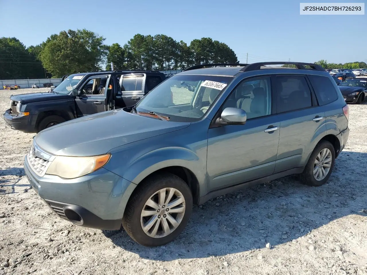 2011 Subaru Forester 2.5X Premium VIN: JF2SHADC7BH726293 Lot: 62067665