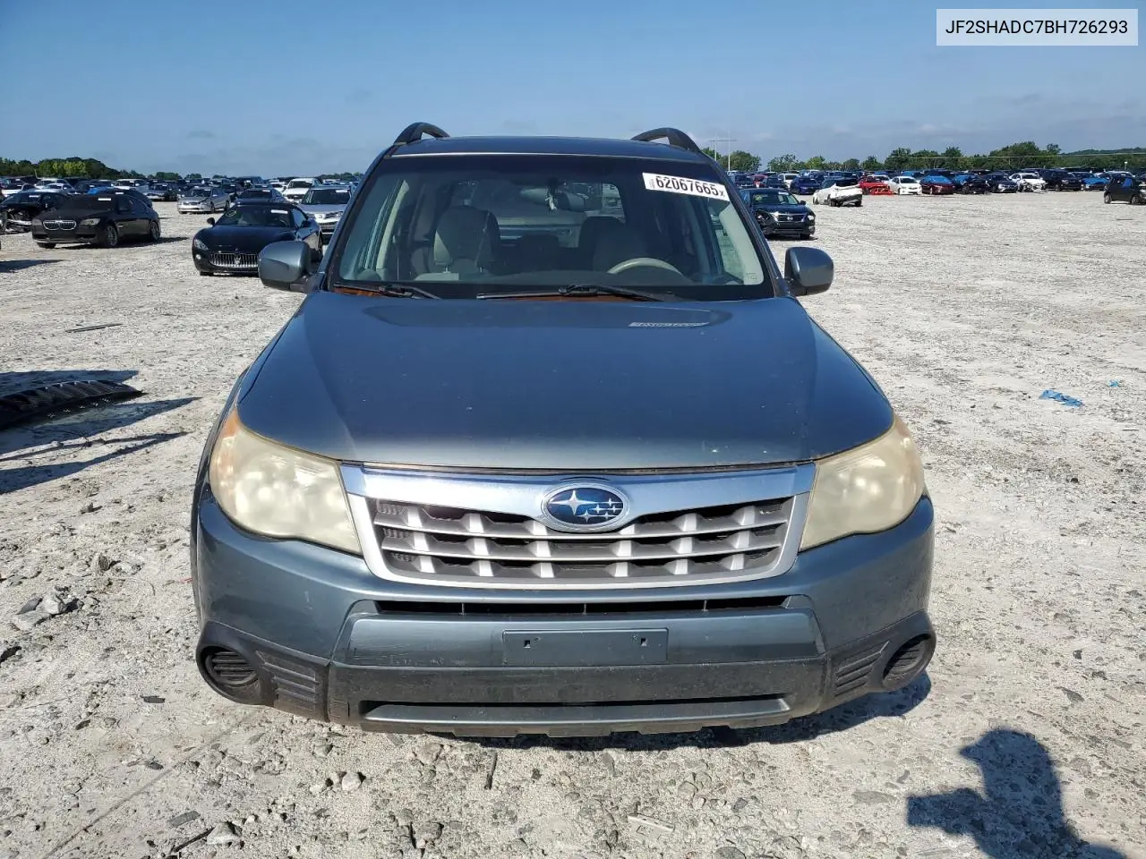 2011 Subaru Forester 2.5X Premium VIN: JF2SHADC7BH726293 Lot: 62067665
