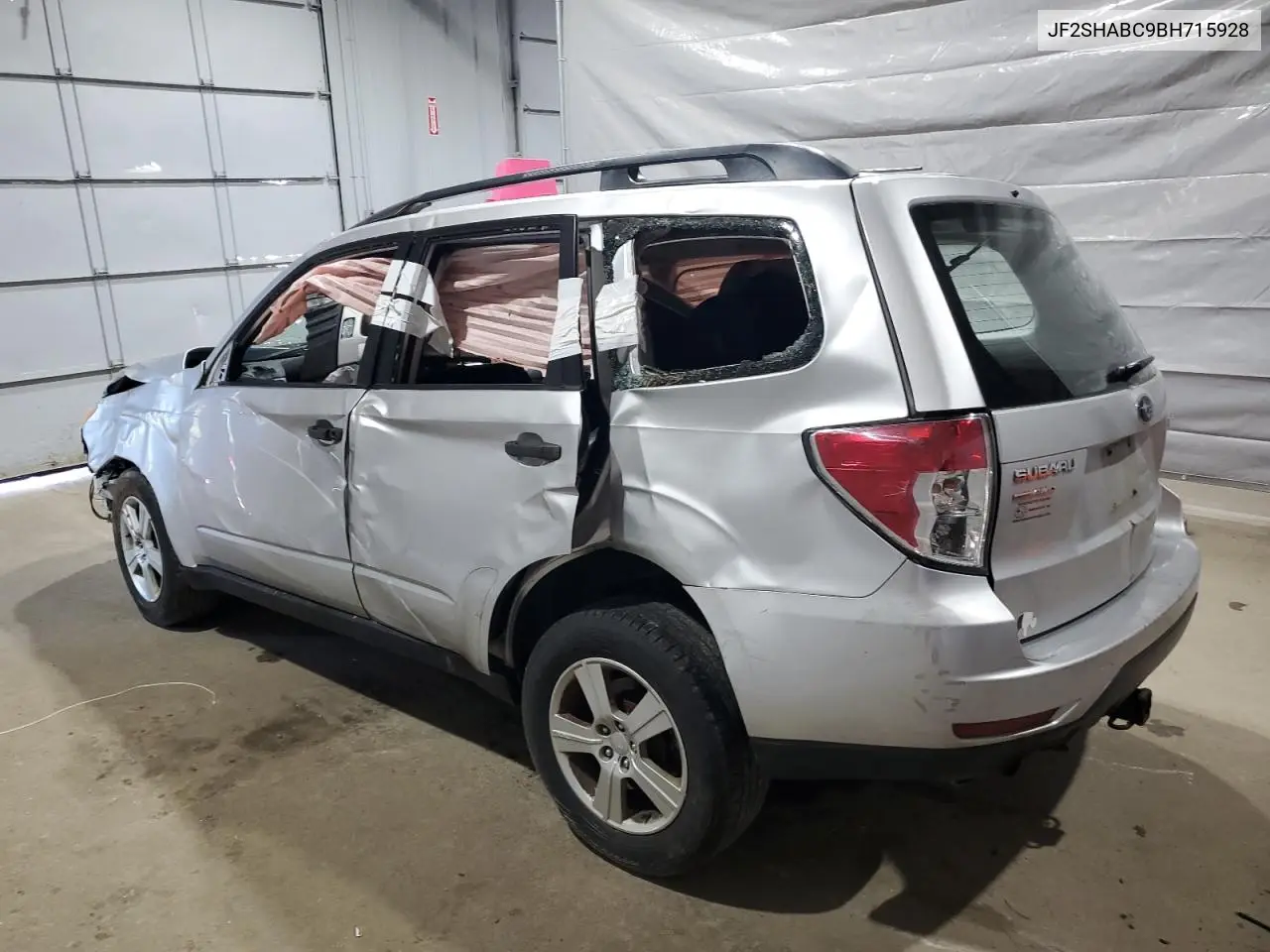 2011 Subaru Forester 2.5X VIN: JF2SHABC9BH715928 Lot: 62774885