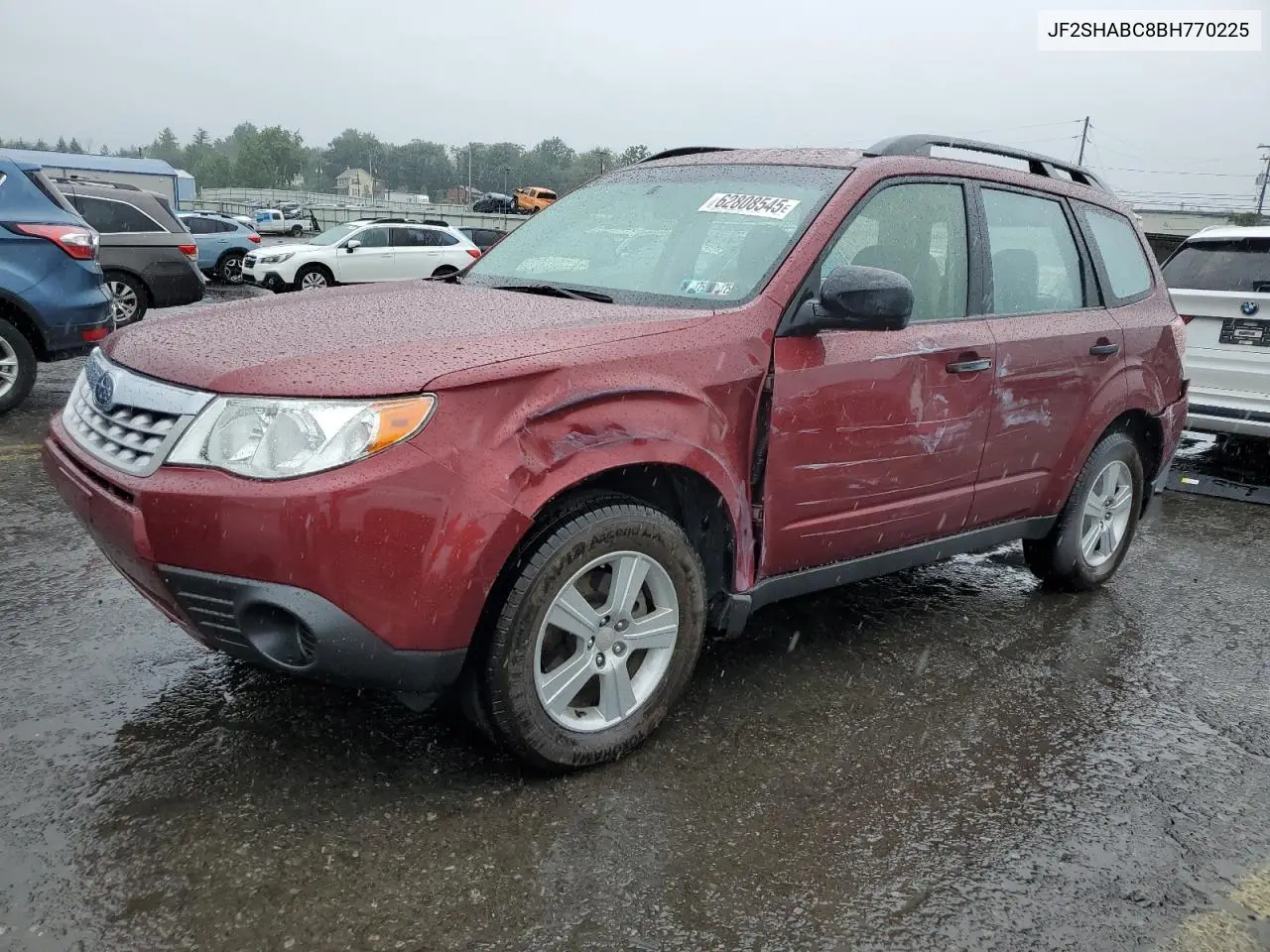 2011 Subaru Forester 2.5X VIN: JF2SHABC8BH770225 Lot: 62808545