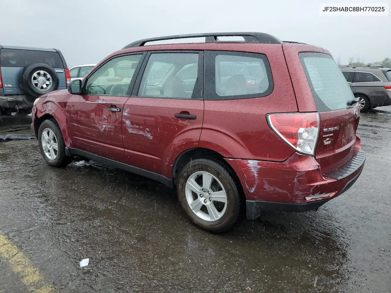 2011 Subaru Forester 2.5X VIN: JF2SHABC8BH770225 Lot: 62808545