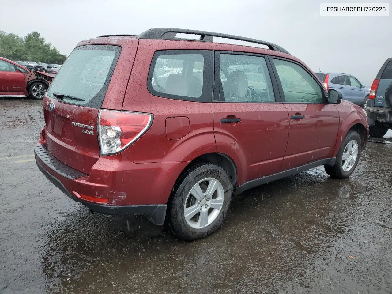 2011 Subaru Forester 2.5X VIN: JF2SHABC8BH770225 Lot: 62808545