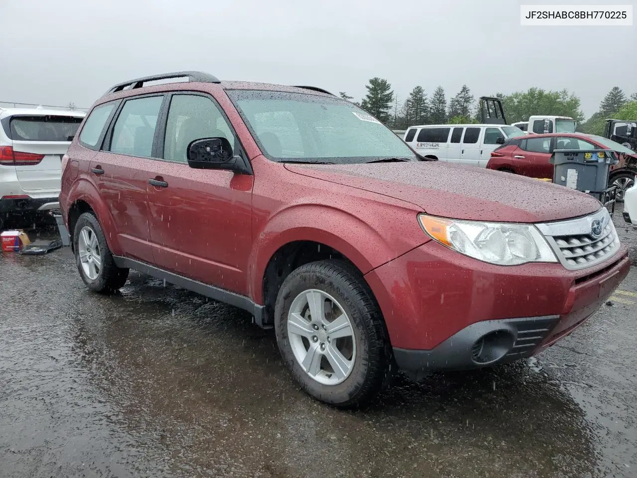 2011 Subaru Forester 2.5X VIN: JF2SHABC8BH770225 Lot: 62808545