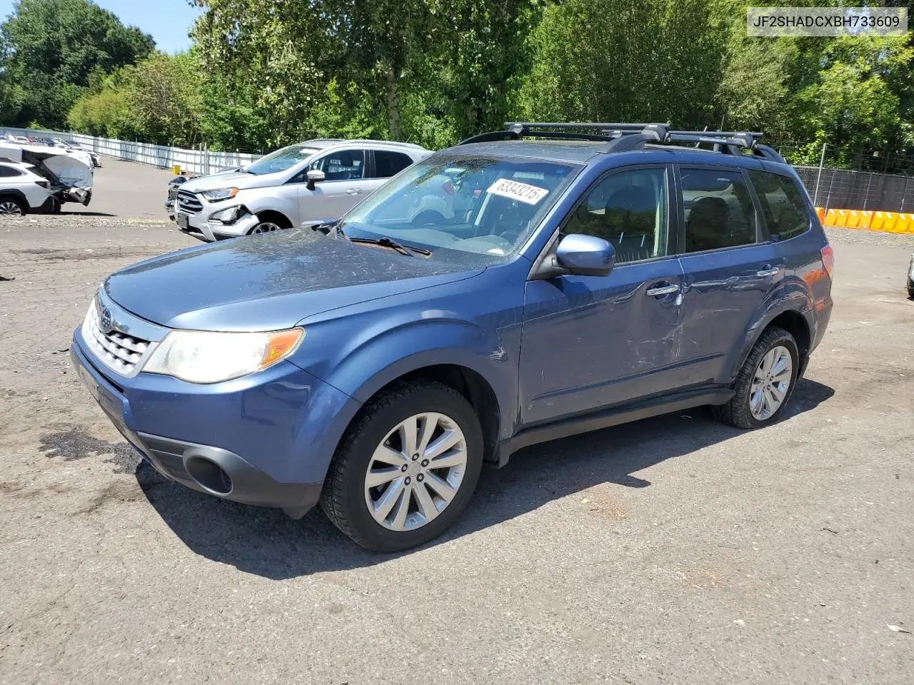 2011 Subaru Forester 2.5X Premium VIN: JF2SHADCXBH733609 Lot: 63343215