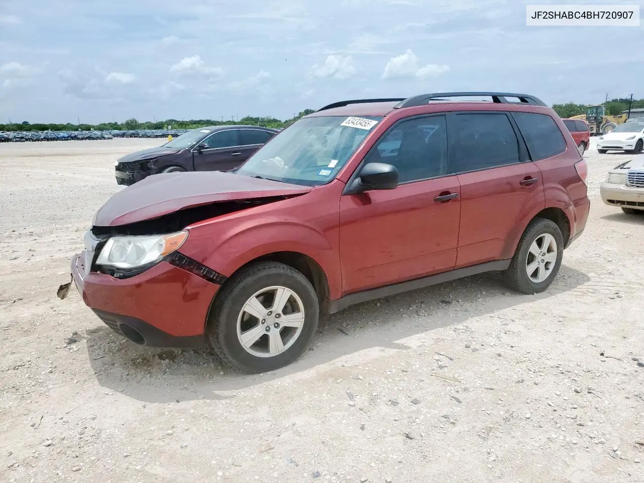 2011 Subaru Forester 2.5X VIN: JF2SHABC4BH720907 Lot: 63433455