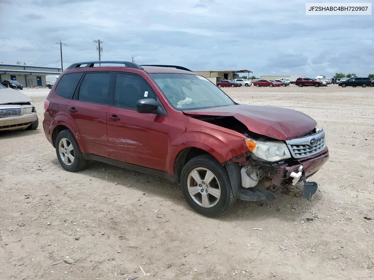 2011 Subaru Forester 2.5X VIN: JF2SHABC4BH720907 Lot: 63433455