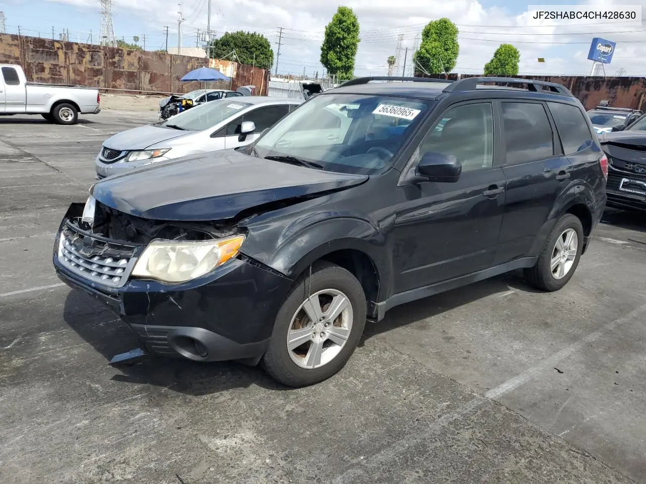 2012 Subaru Forester 2.5X VIN: JF2SHABC4CH428630 Lot: 56360965