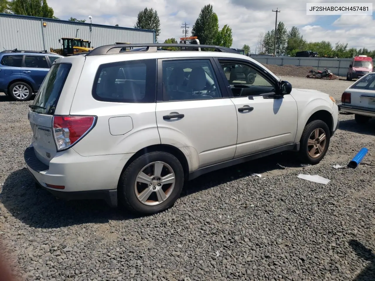 2012 Subaru Forester 2.5X VIN: JF2SHABC4CH457481 Lot: 62147285