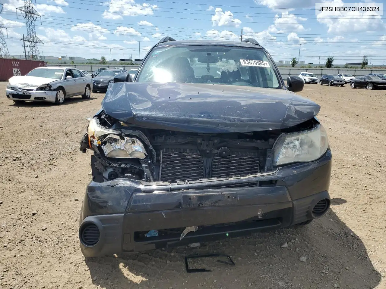 2012 Subaru Forester 2.5X VIN: JF2SHBBC7CH436324 Lot: 63670985