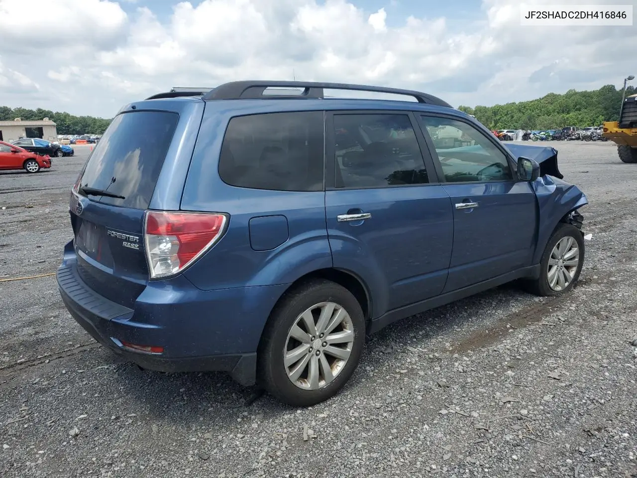 2013 Subaru Forester 2.5X Premium VIN: JF2SHADC2DH416846 Lot: 63089935