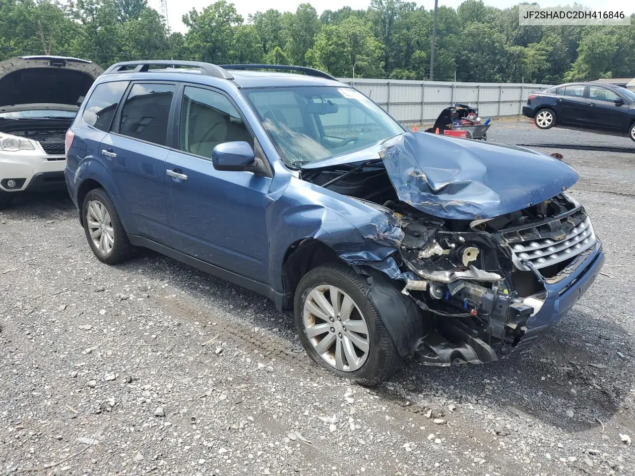 2013 Subaru Forester 2.5X Premium VIN: JF2SHADC2DH416846 Lot: 63089935