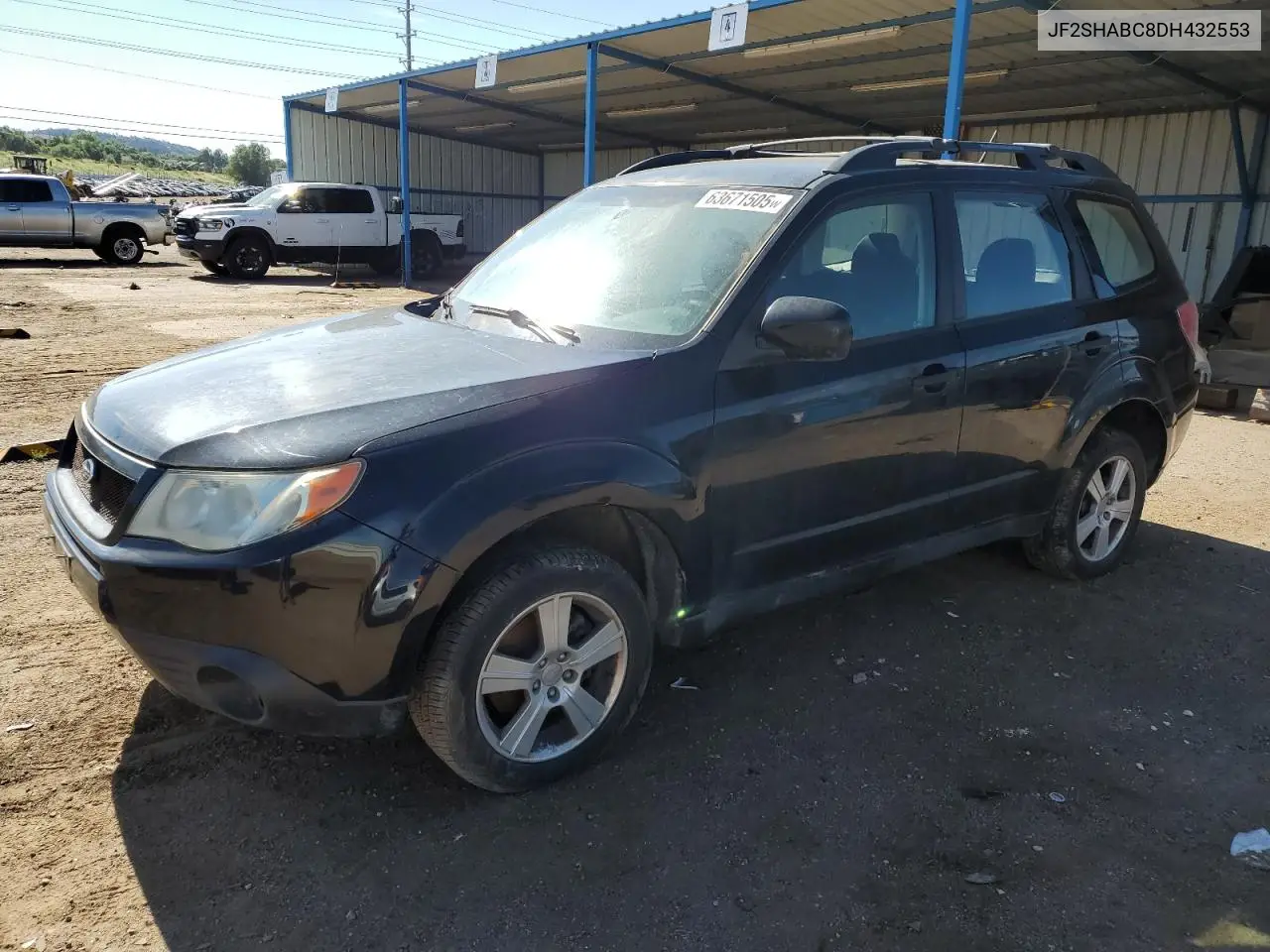 2013 Subaru Forester 2.5X VIN: JF2SHABC8DH432553 Lot: 63671505