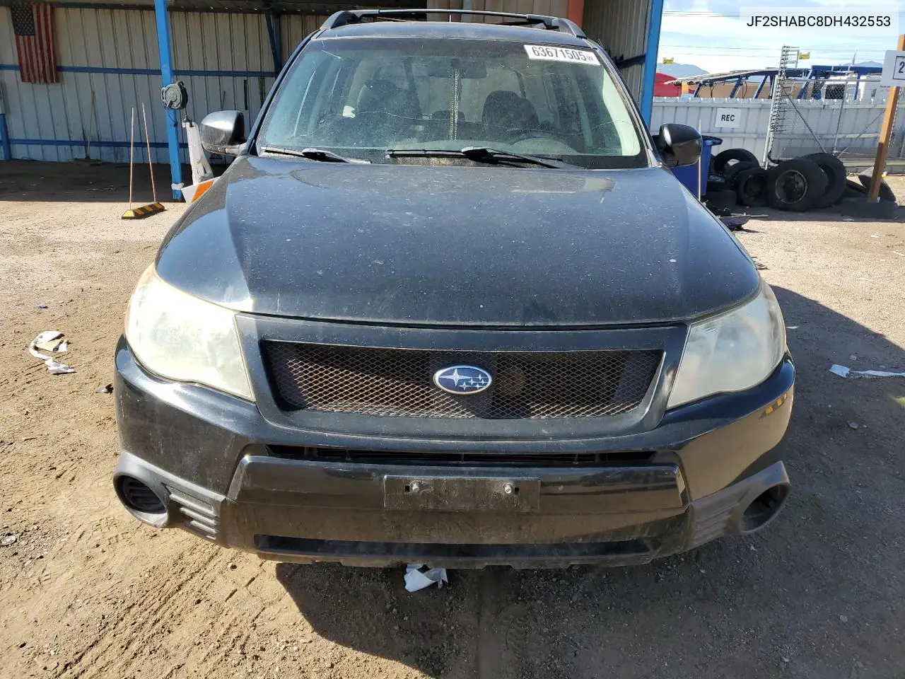 2013 Subaru Forester 2.5X VIN: JF2SHABC8DH432553 Lot: 63671505