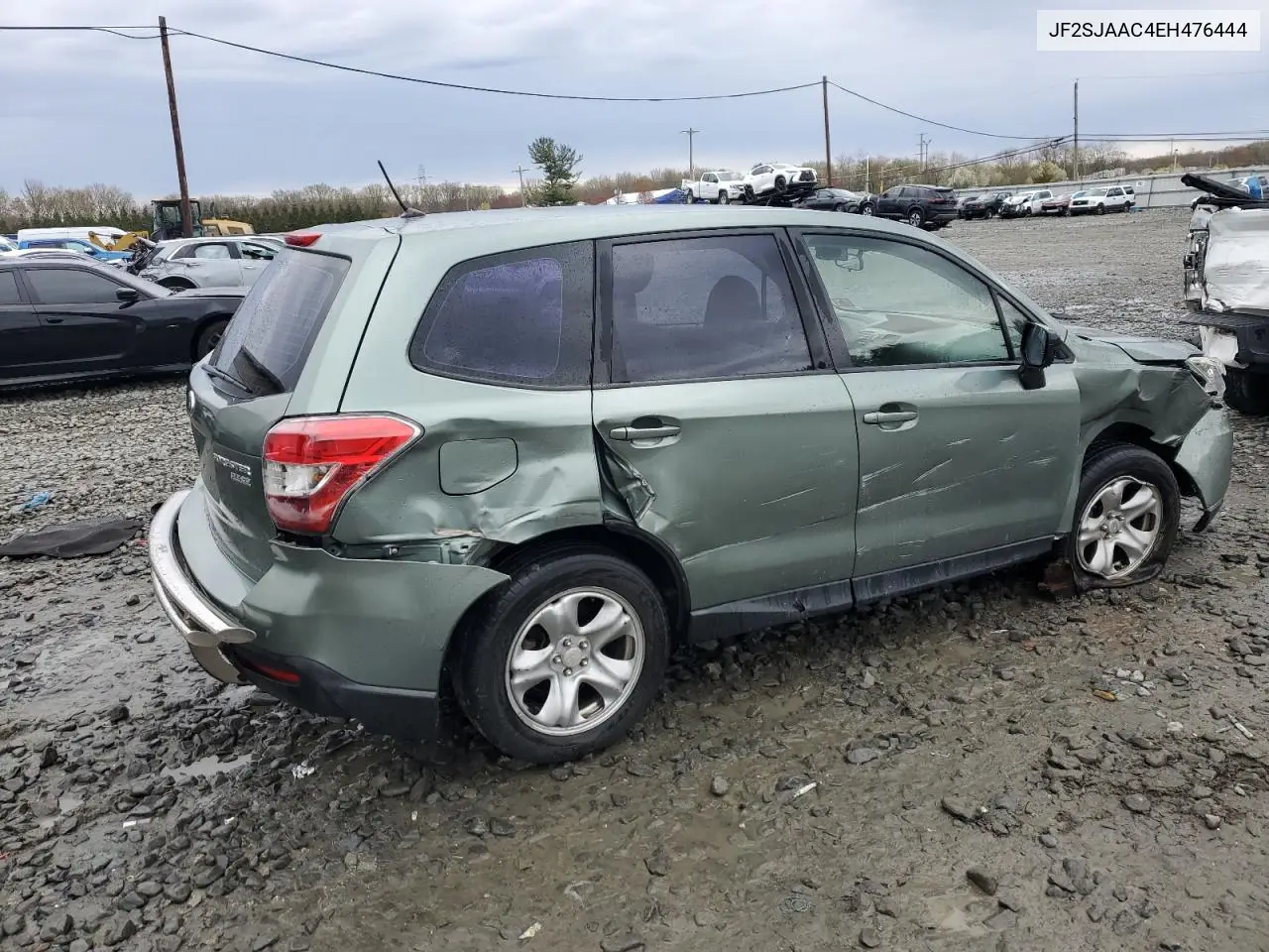 2014 Subaru Forester 2.5I VIN: JF2SJAAC4EH476444 Lot: 52696805
