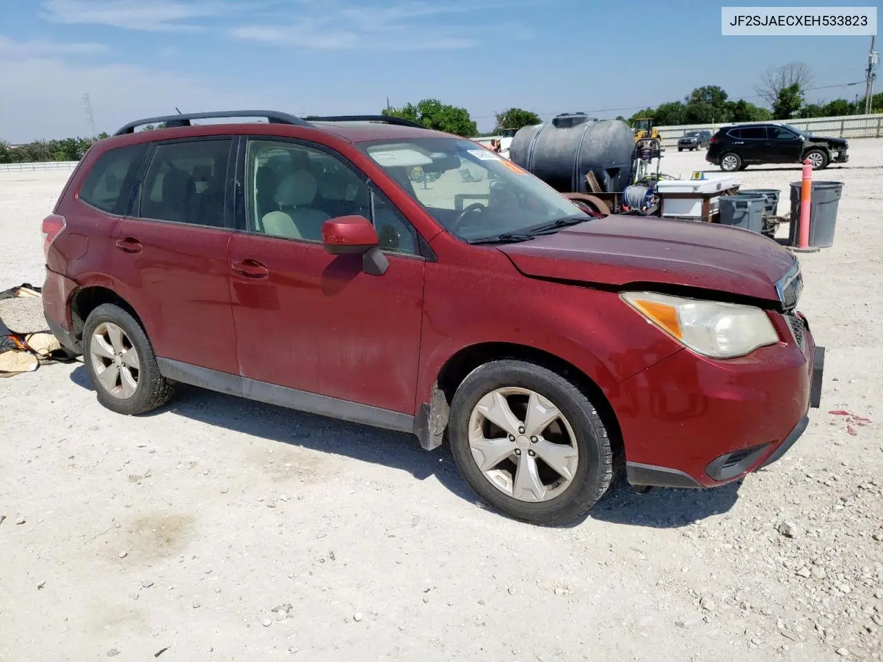 2014 Subaru Forester 2.5I Premium VIN: JF2SJAECXEH533823 Lot: 56499935