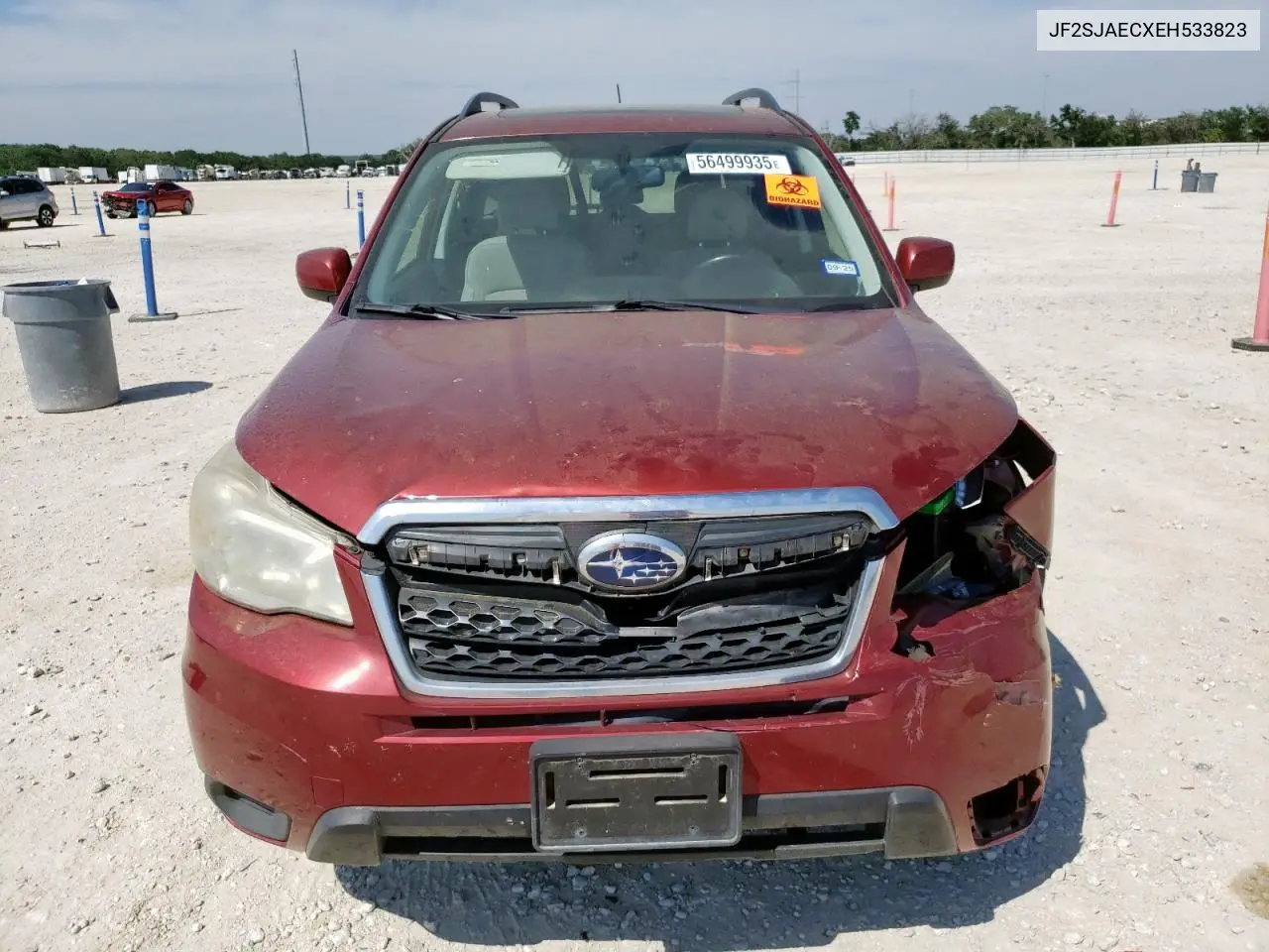 2014 Subaru Forester 2.5I Premium VIN: JF2SJAECXEH533823 Lot: 56499935