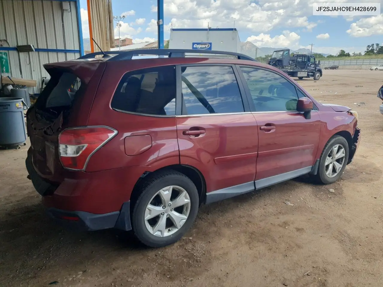 2014 Subaru Forester 2.5I Limited VIN: JF2SJAHC9EH428699 Lot: 62094085