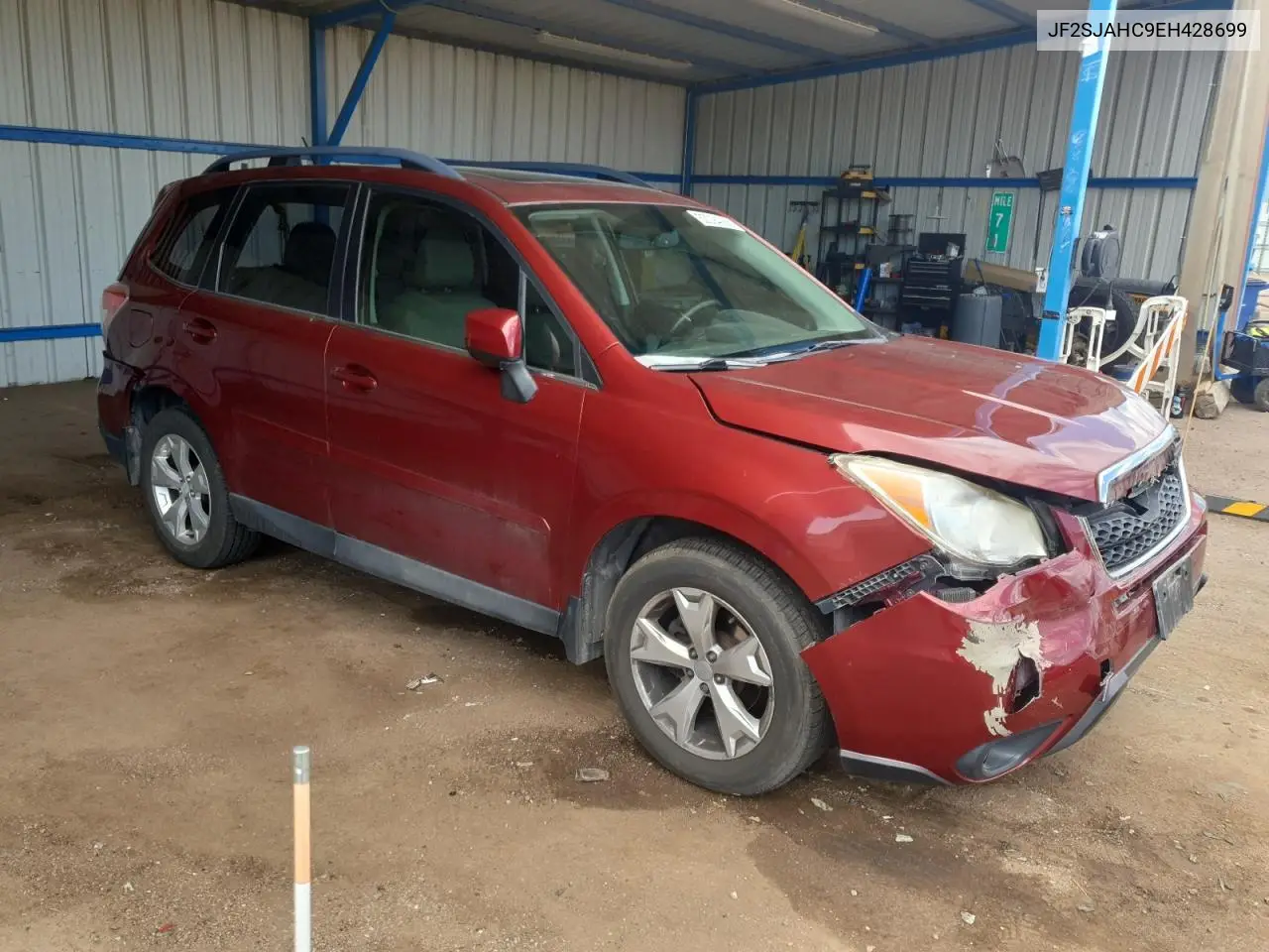 2014 Subaru Forester 2.5I Limited VIN: JF2SJAHC9EH428699 Lot: 62094085