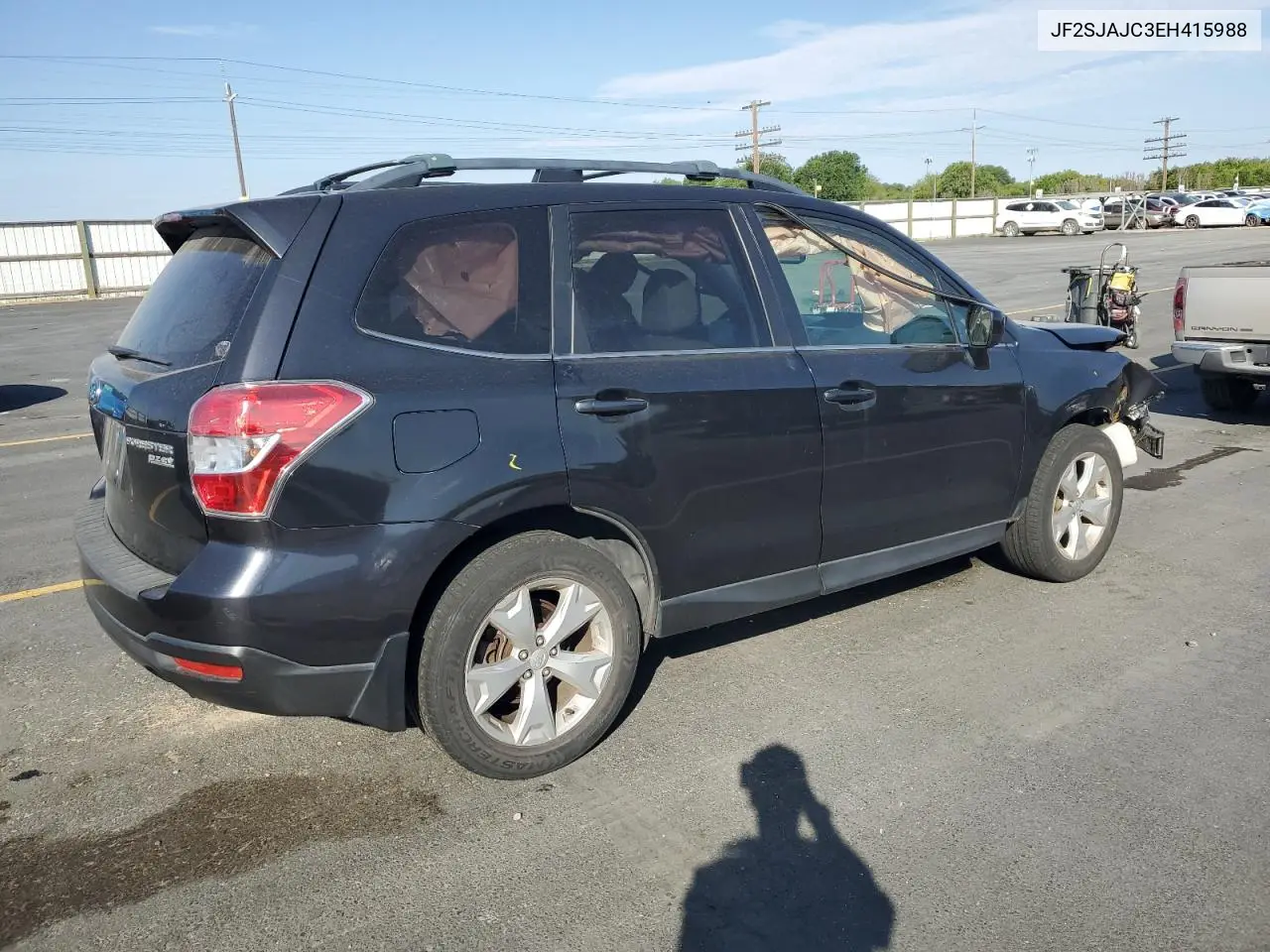 2014 Subaru Forester 2.5I Limited VIN: JF2SJAJC3EH415988 Lot: 62198135