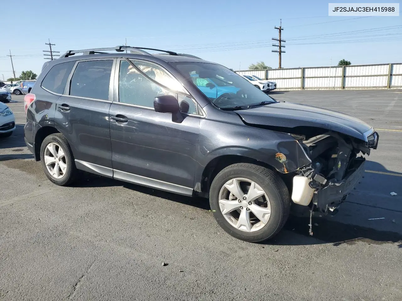 2014 Subaru Forester 2.5I Limited VIN: JF2SJAJC3EH415988 Lot: 62198135