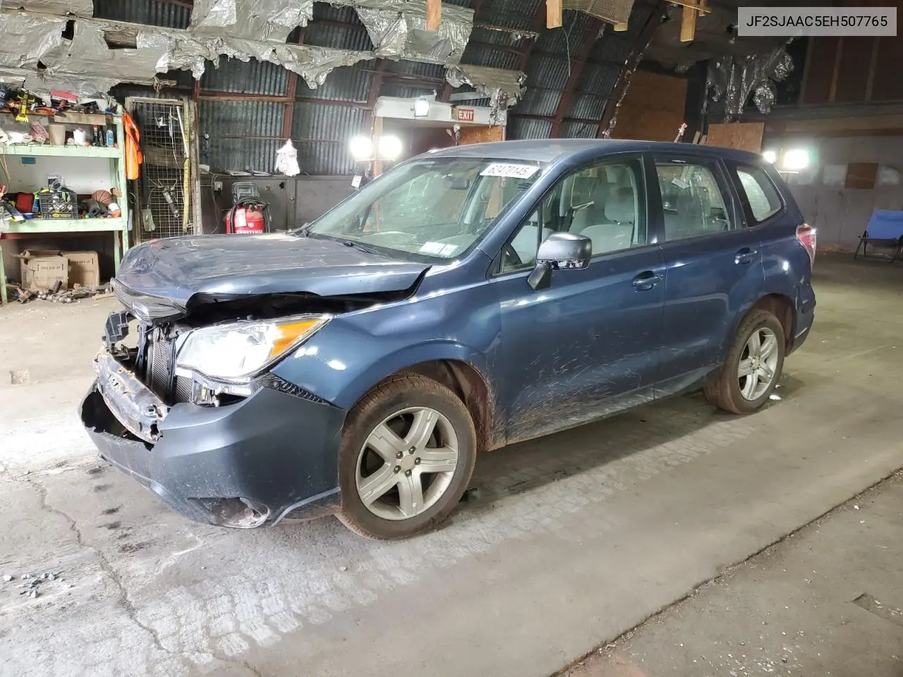 2014 Subaru Forester 2.5I VIN: JF2SJAAC5EH507765 Lot: 62470145