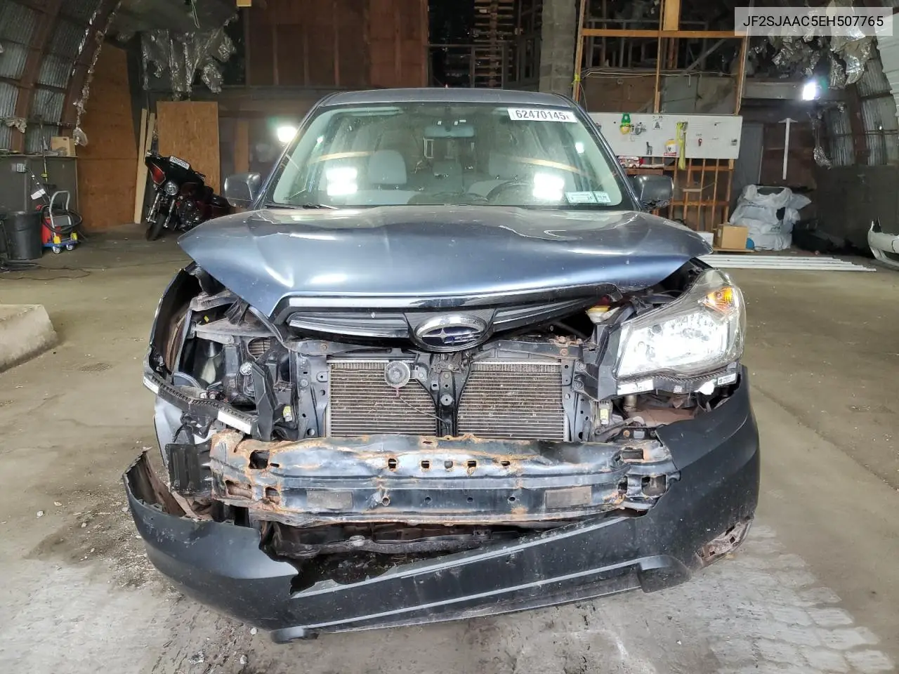 2014 Subaru Forester 2.5I VIN: JF2SJAAC5EH507765 Lot: 62470145