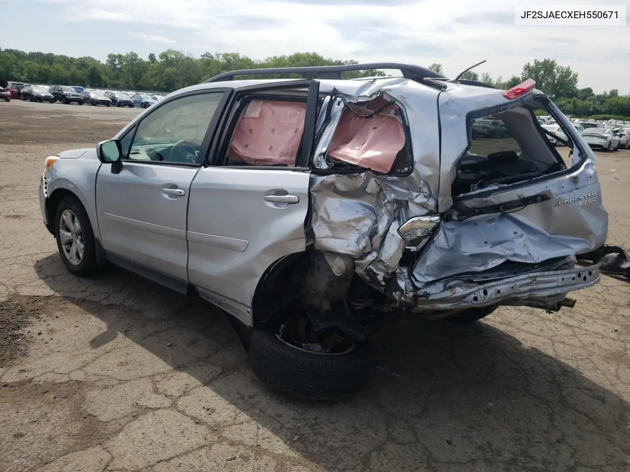2014 Subaru Forester 2.5I Premium VIN: JF2SJAECXEH550671 Lot: 62538075