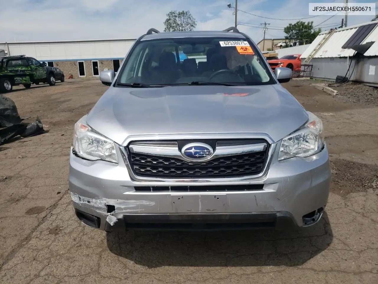 2014 Subaru Forester 2.5I Premium VIN: JF2SJAECXEH550671 Lot: 62538075