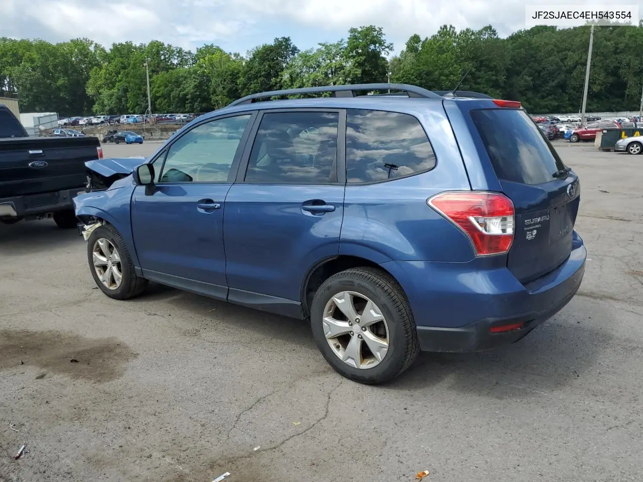 2014 Subaru Forester 2.5I Premium VIN: JF2SJAEC4EH543554 Lot: 62710345