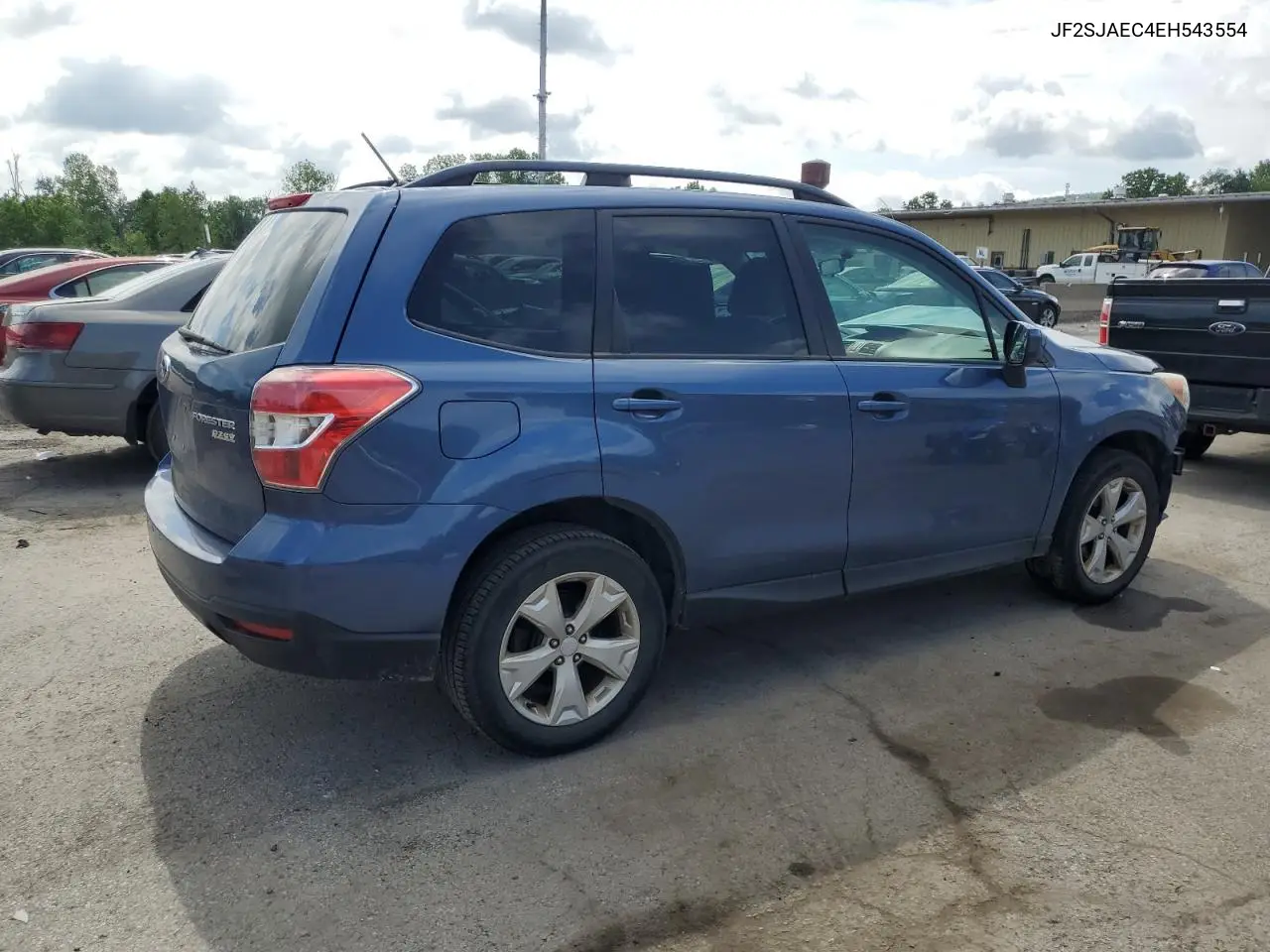 2014 Subaru Forester 2.5I Premium VIN: JF2SJAEC4EH543554 Lot: 62710345