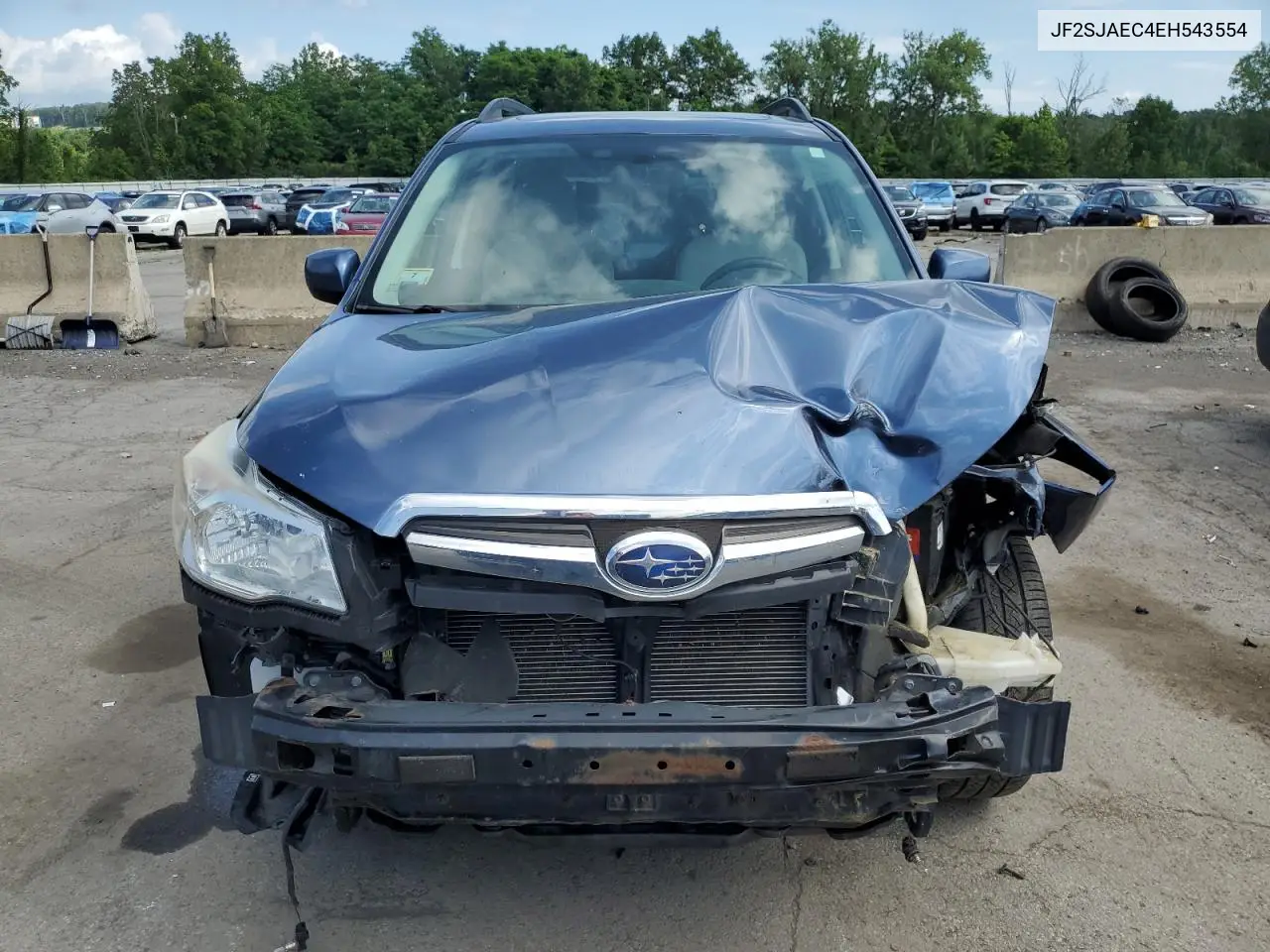 2014 Subaru Forester 2.5I Premium VIN: JF2SJAEC4EH543554 Lot: 62710345