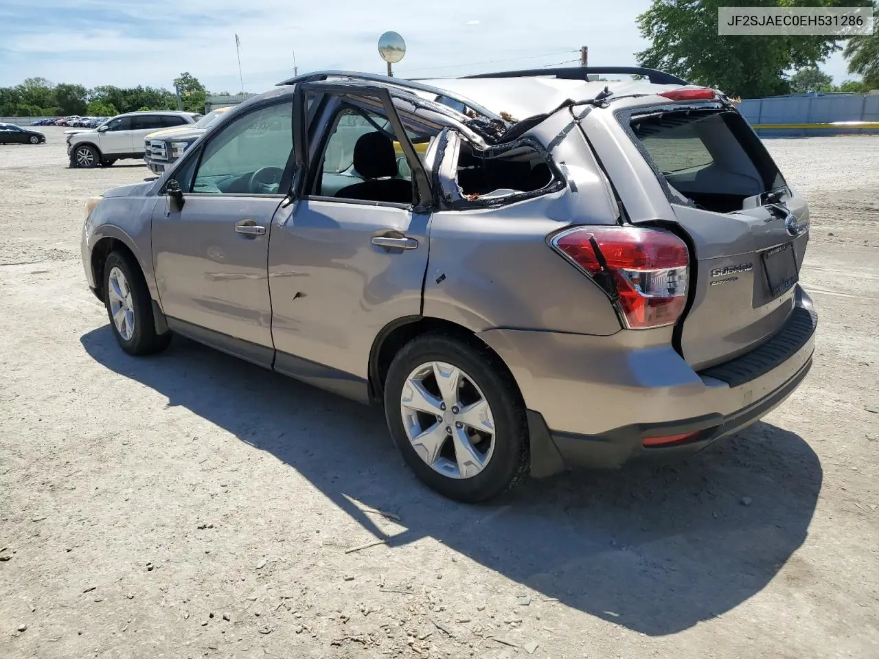 2014 Subaru Forester 2.5I Premium VIN: JF2SJAEC0EH531286 Lot: 62793825